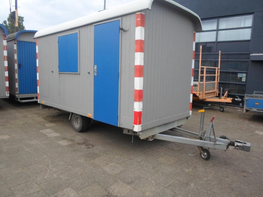 Te koop aangeboden schaftwagen pipowagen schaftkeet bouwkeet, Ophalen, Gebruikt