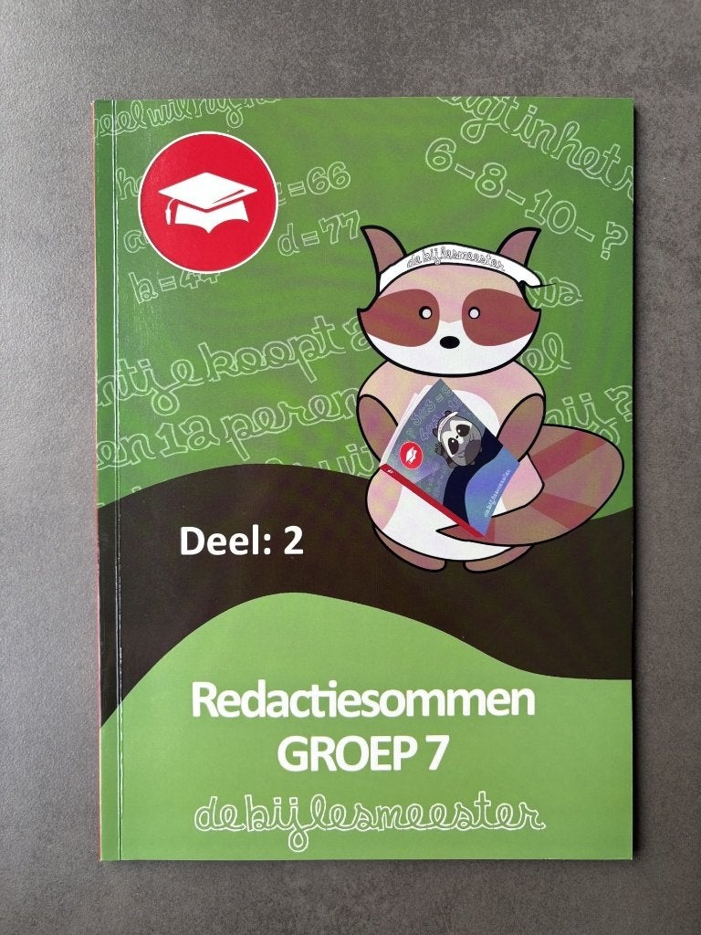 Redactiesommen Groep 7 deel 2 - de bijlesmeester, Overige vakken, Nieuw, Overige niveaus, De bijlesmeester