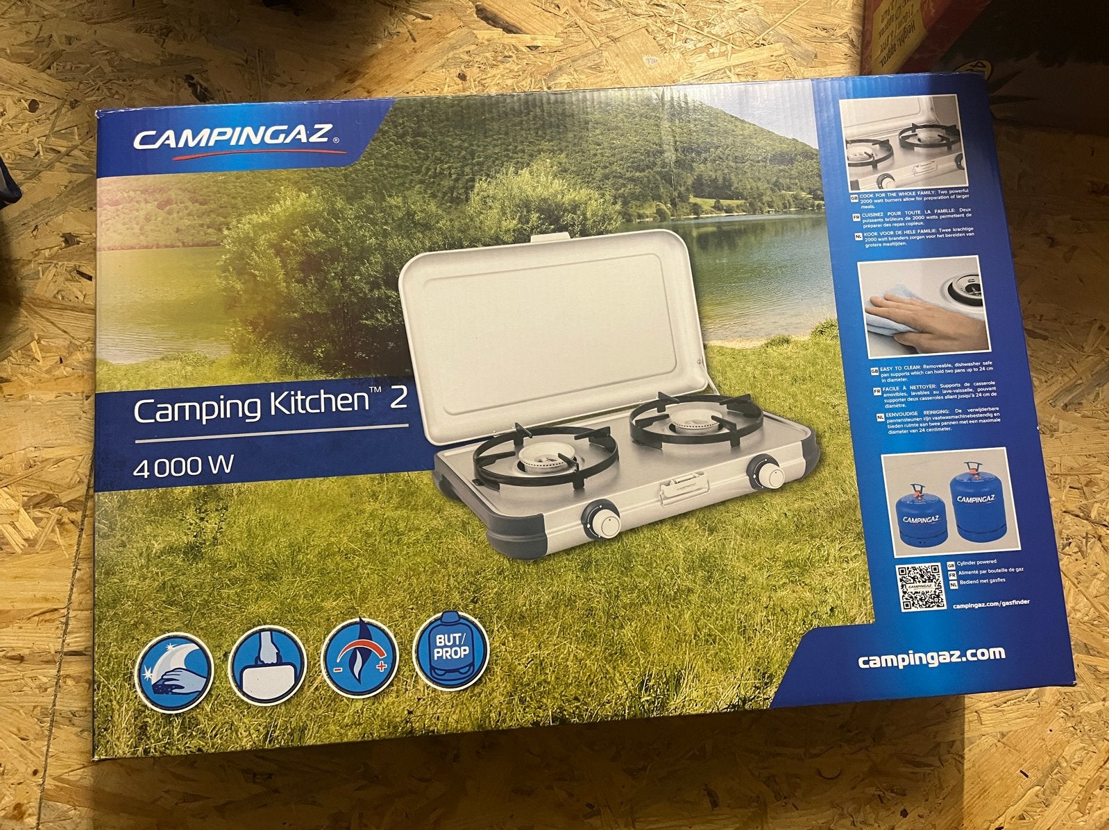 Campingaz Camping Kitchen 2 - Draagbaar Gasfornuis, Ophalen of Verzenden, Nieuw