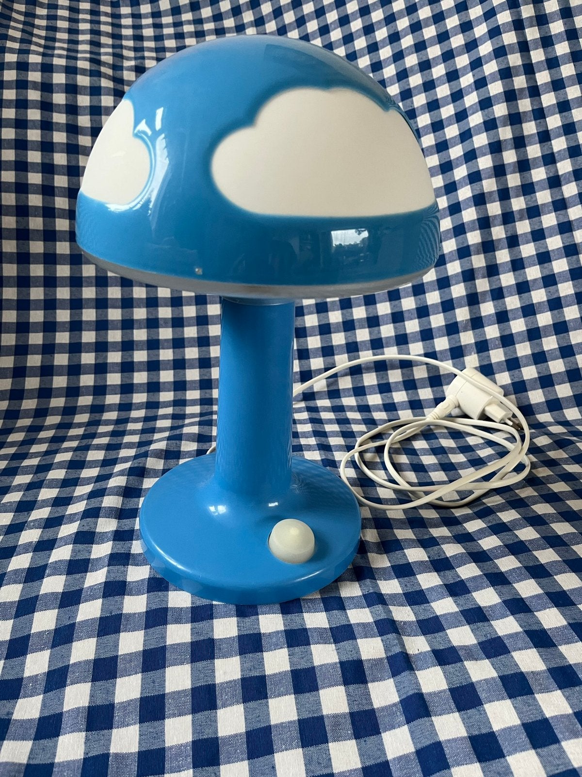 Vintage Ikea wolkenlamp, Ophalen of Verzenden, Zo goed als nieuw, Blauw, IKEA