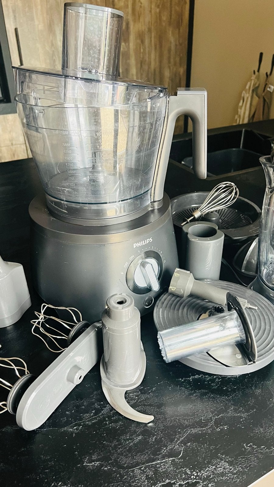 Philips HR7776 Avance Collection Keukenmachine, Witgoed en Apparatuur, Keukenmixers, Gebruikt, 3 snelheden of meer, Ophalen of Verzenden
