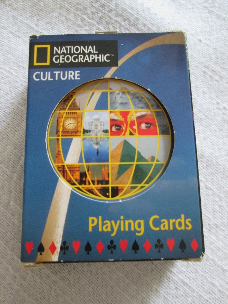 National Geographic CULTURE speelkaarten met foto's Nieuw, Verzamelen, Ophalen, Nieuw, Speelkaart(en)