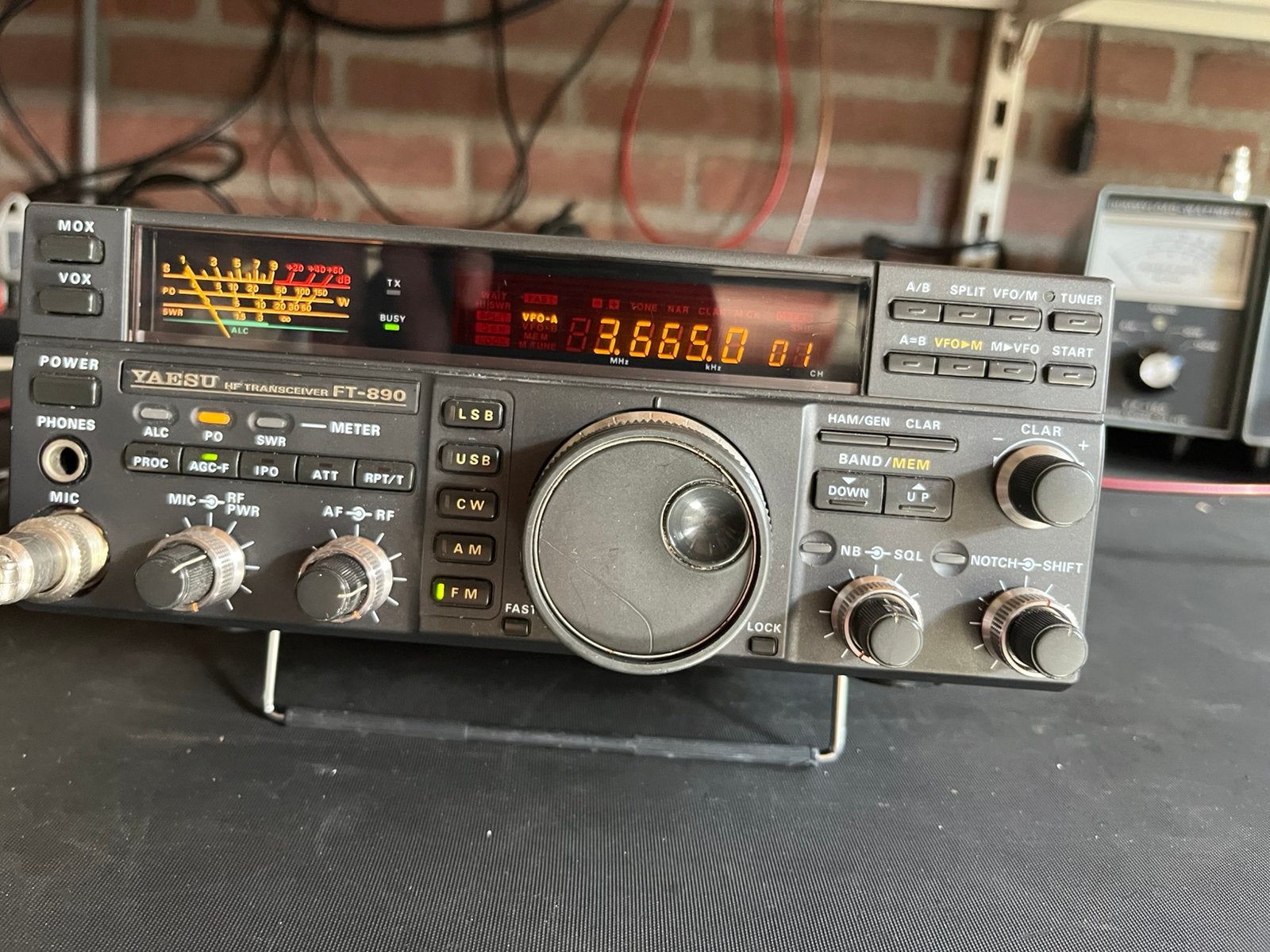 Yaesu ft 890 hf, Telecommunicatie, Zenders en Ontvangers, Ophalen of Verzenden, Zo goed als nieuw