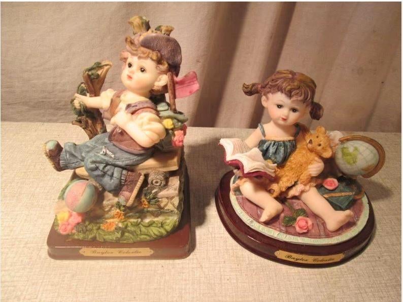 2 Mooie Beeldjes van de Baytex Collection, Ophalen of Verzenden, Zo goed als nieuw, Mens
