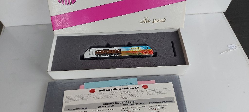 Hag 060 Re 4/4 460 "100j SBB-CFF" AC/Digitaal, Overige merken, Ophalen of Verzenden, Zo goed als nieuw, Gelijkstroom