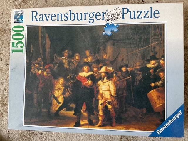Ravensburger legpuzzel De Nachtwacht 1500 stukjes, Ophalen of Verzenden, Zo goed als nieuw
