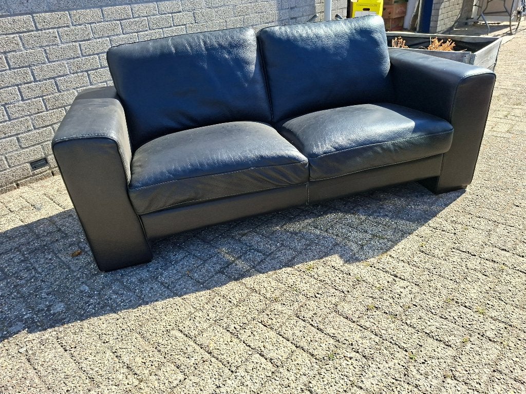 gave dikke rundleren robuuste bank dik leer, Ophalen, Zo goed als nieuw, 75 tot 100 cm, Leer
