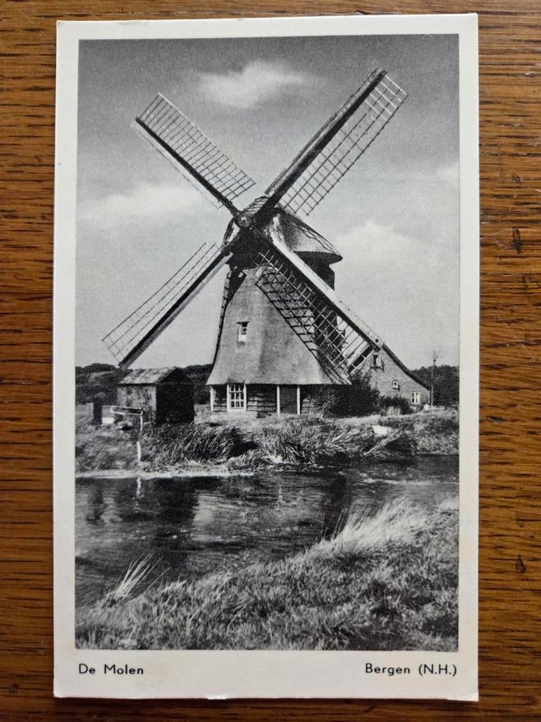 Bergen (N.H.) De Molen, Ophalen of Verzenden, 1940 tot 1960