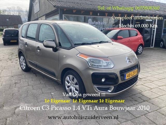 CITROEN C3 Picasso 1.4 VTi 95PK Compleet Onderhouden 1é Eig, Auto's, Citroën, Bedrijf, Te koop, C3 Picasso, ABS, Airbags, Airconditioning