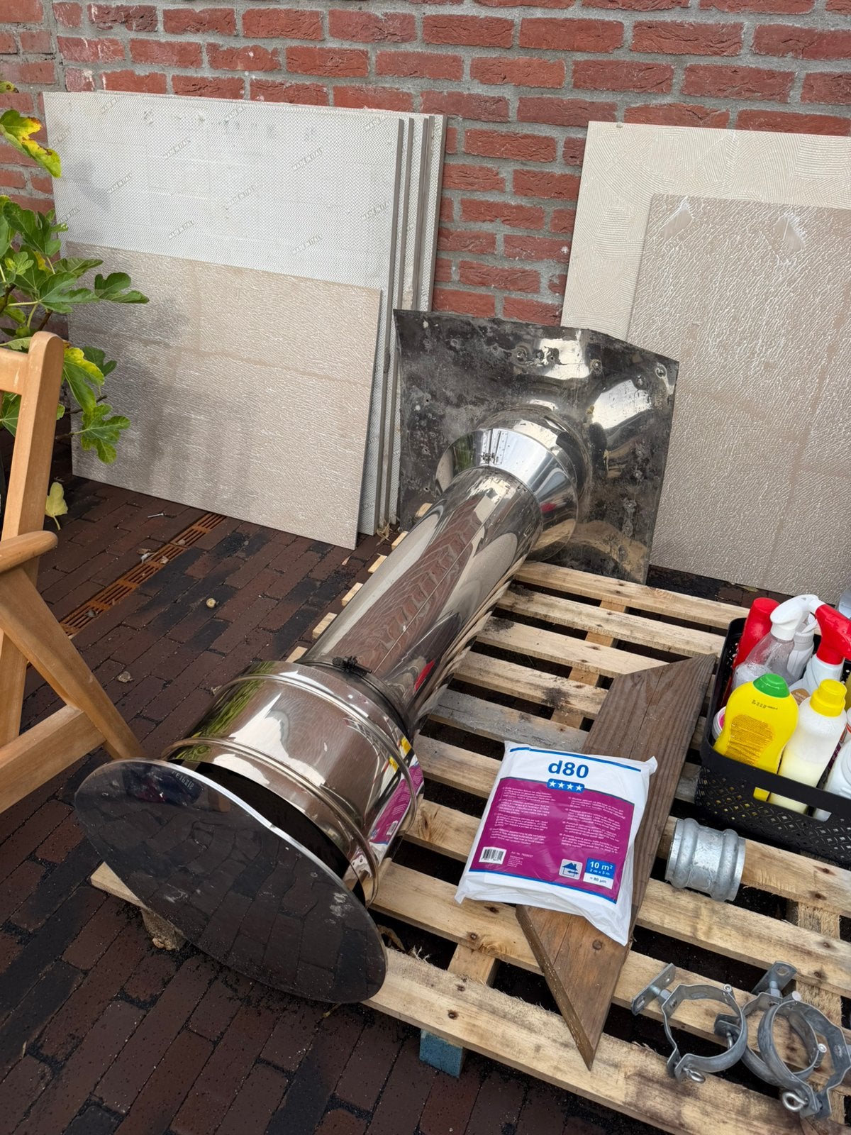 Rookkanaal 21’, Huis en Inrichting, Kachels, Ophalen