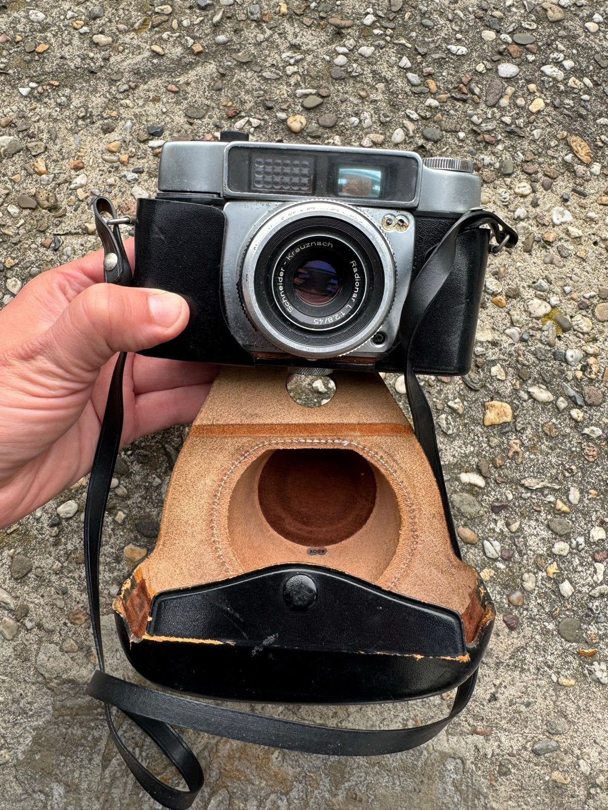 Vintage Adox Polomat 1, uit begin jaren '60, Ophalen of Verzenden, Gebruikt, Compact, Overige Merken