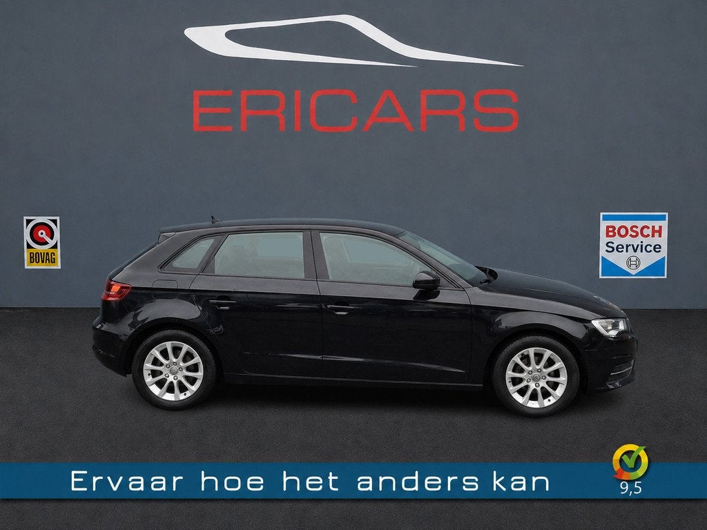 Audi A3 Sportback 1.2 TFSI Ambition Pro Line Automaat, Stof, Gebruikt, Zwart, Origineel Nederlands