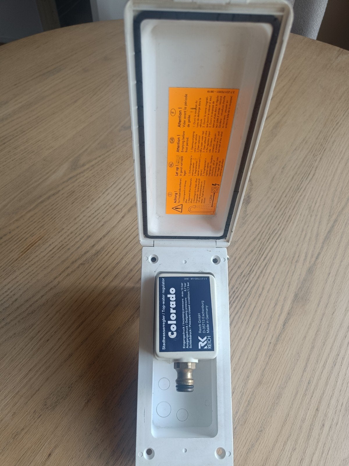 Reich Colorado Stadswaterregelaar / Top-water regulator, Ophalen of Verzenden, Zo goed als nieuw