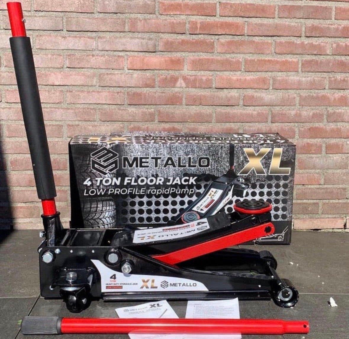 Metallo XL 4 ton floor jack garage krik - nieuw, Auto diversen, Ophalen, Nieuw, Hydraulisch, Garagekrik