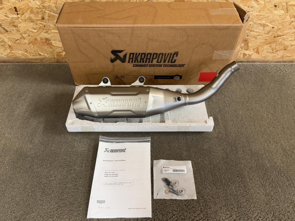 Akrapovic uitlaat KTM 250 SX-F XC-F FC FC250 MC250F 23-25, Verzenden, KTM, Stallhofnerstraße 3, Betriebsgebiet Süd, Mattighofen, Oberösterreich, 5230, AT