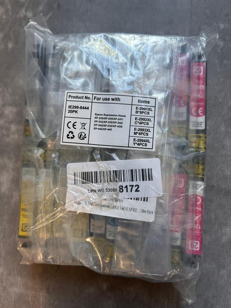 Nieuwe compatible Epson cartridges XL – 20 stuks., Verzenden, Nieuw, Cartridge, Compatibel (huismerk)