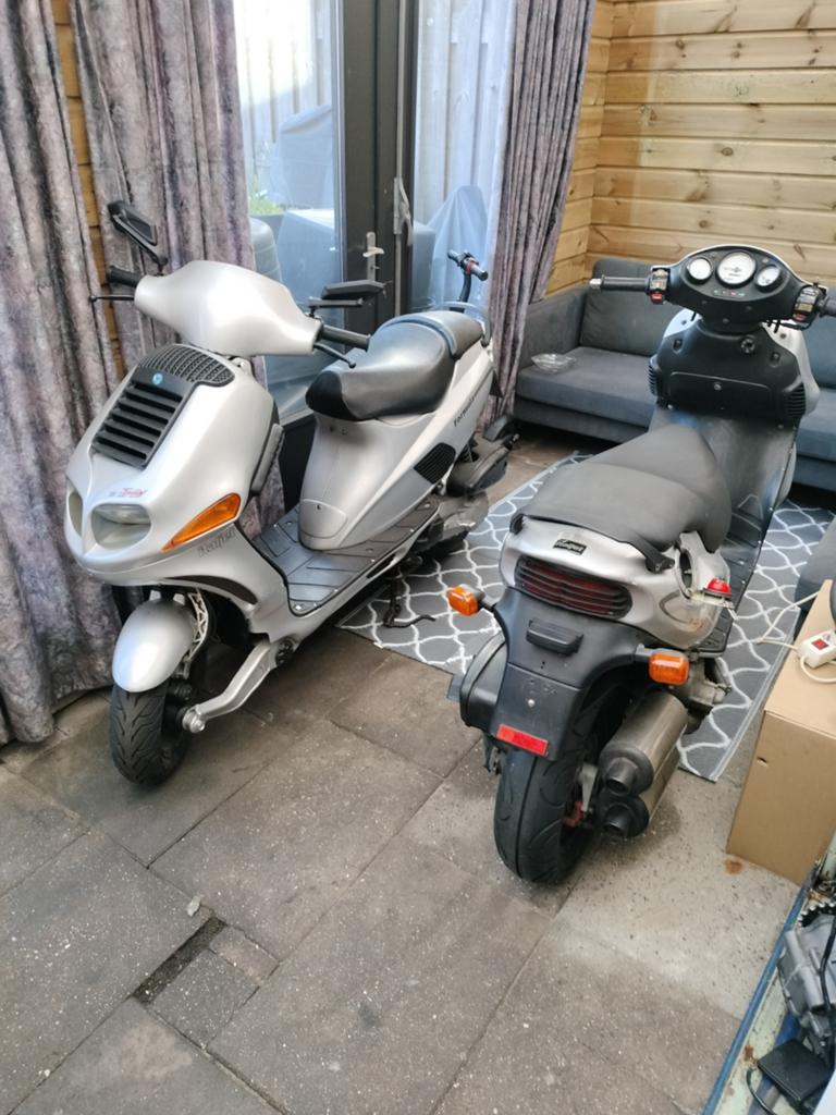 partij italjet dragster en formula ook twin, Fietsen en Brommers, Scooters | Overige merken, Ophalen, Gebruikt, Tweetakt, Overige merken