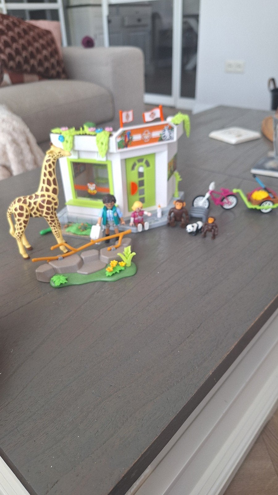 Playmobil Dierenkliniek met Giraffe en Accessoires, Ophalen, Gebruikt, Jongen of Meisje