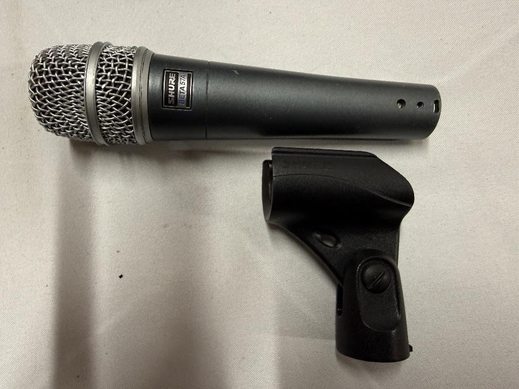 Shure Beta 57A, Ophalen of Verzenden, Gebruikt, Instrumentmicrofoon