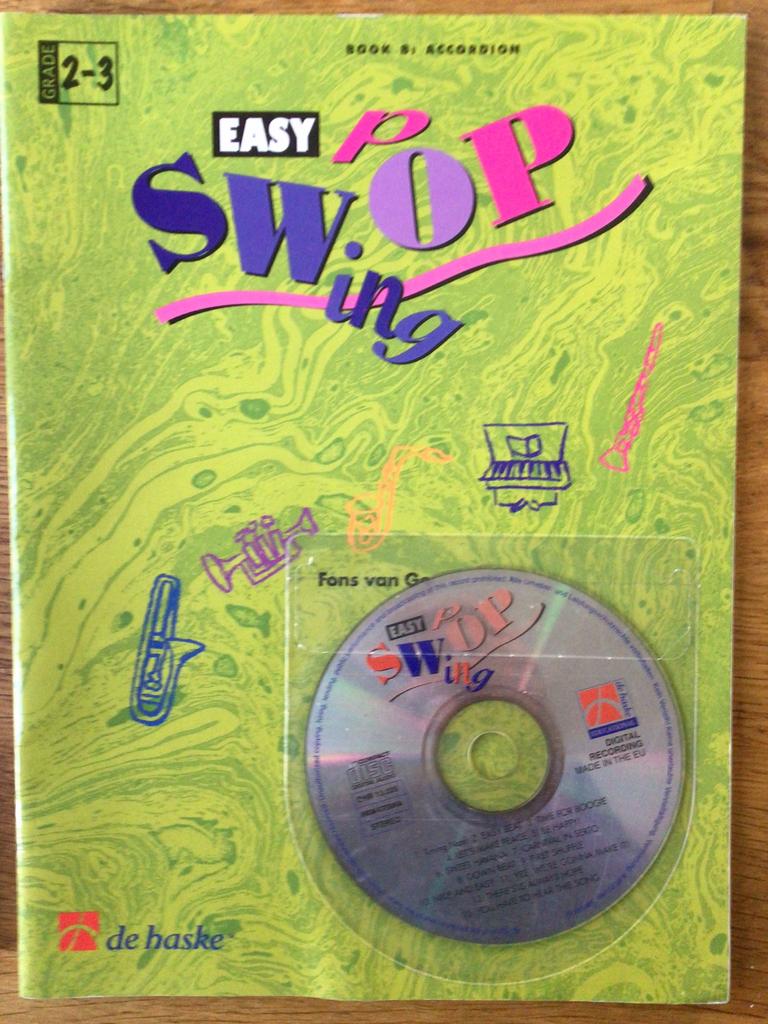 Fons van Gorp, Easy pop swing, boek 8, grade 2-3, accordeon, Muziek en Instrumenten, Ophalen of Verzenden, Zo goed als nieuw, Thema
