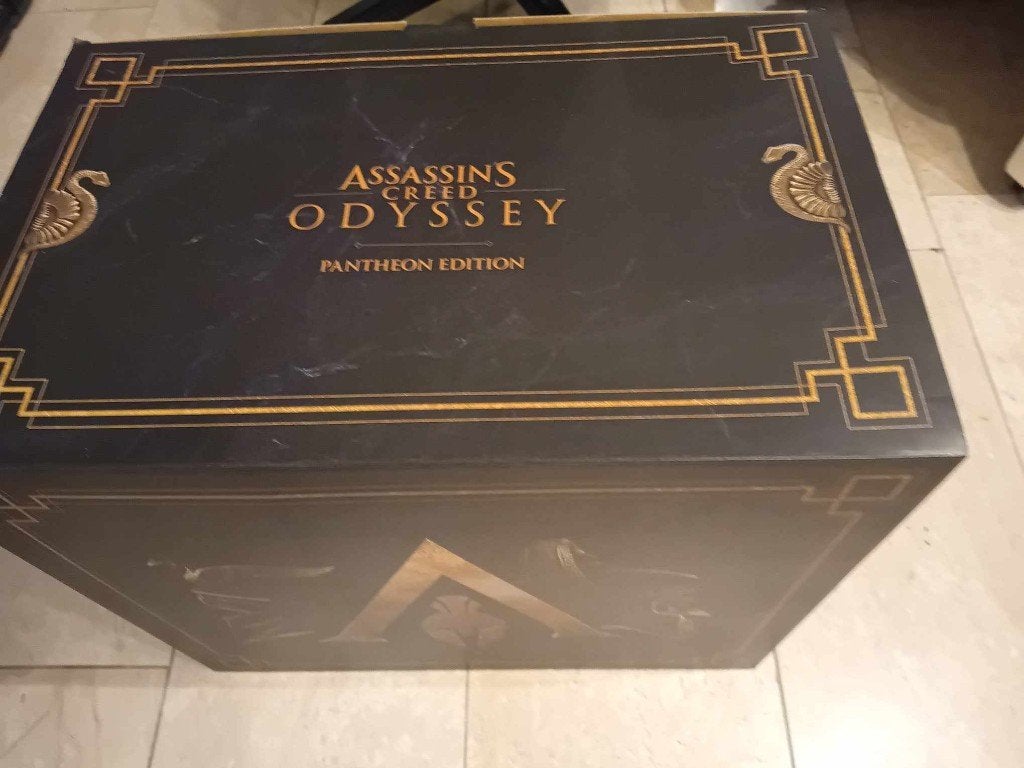 Assassin's creed Odyssey Pantheon Edition voor Ps4 / Ps5, Vanaf 18 jaar, 1 speler, Zo goed als nieuw, Ophalen