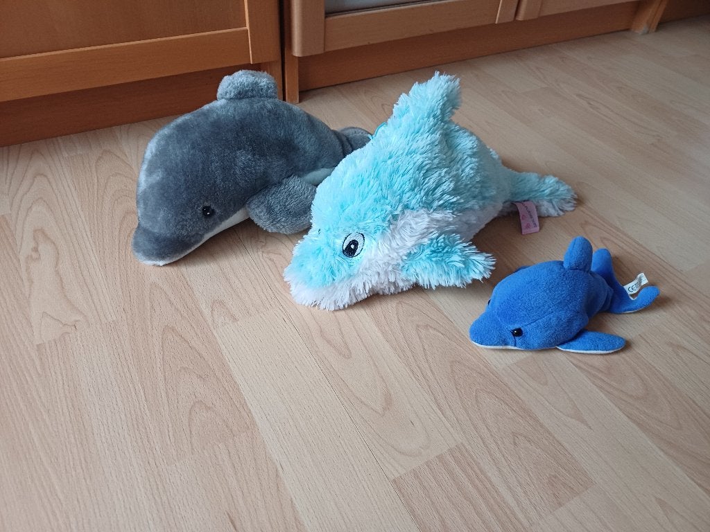 knuffels dolfijn, Ophalen of Verzenden, Zo goed als nieuw, Overige typen