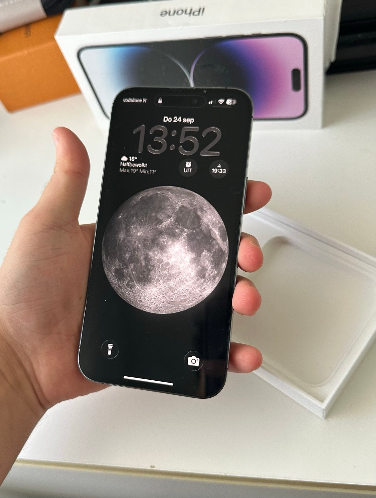 iPhone 14 Pro Max 128GB - Dieppaars (Gebarsten Achterkant)