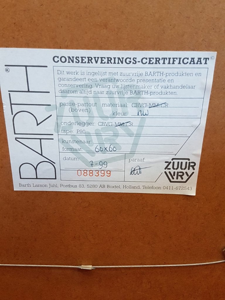 Zeefdruk oranje tulpen, handgesigneerd door Ad van Hassel., Ophalen, Zeefdruk, Gesigneerd, Dieren en Natuur