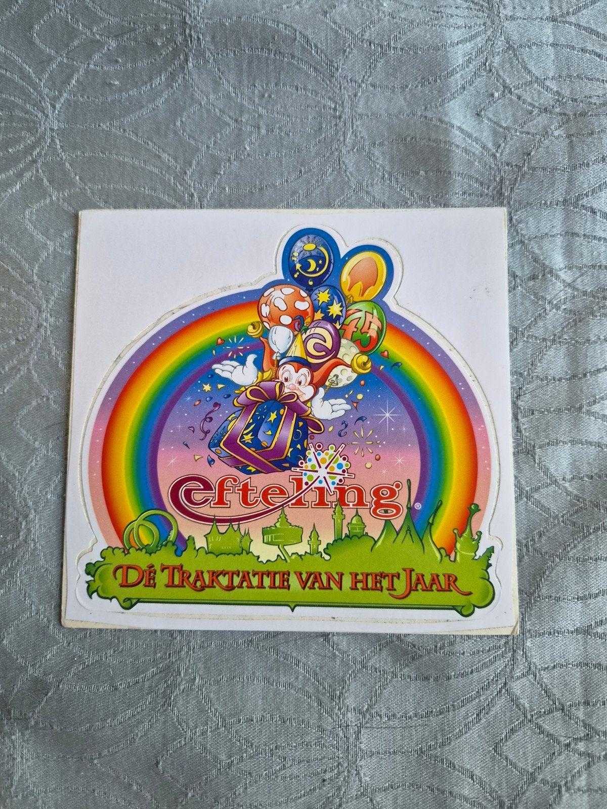 Efteling sticker - Traktatie van het Jaar, Ophalen of Verzenden, Gebruikt