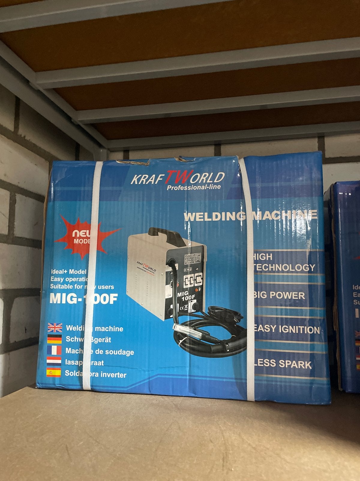 KRAFTWORLD MIG-100F Lasapparaat - Nieuw in doos, Ophalen, Nieuw, Minder dan 150 ampère, Overige typen