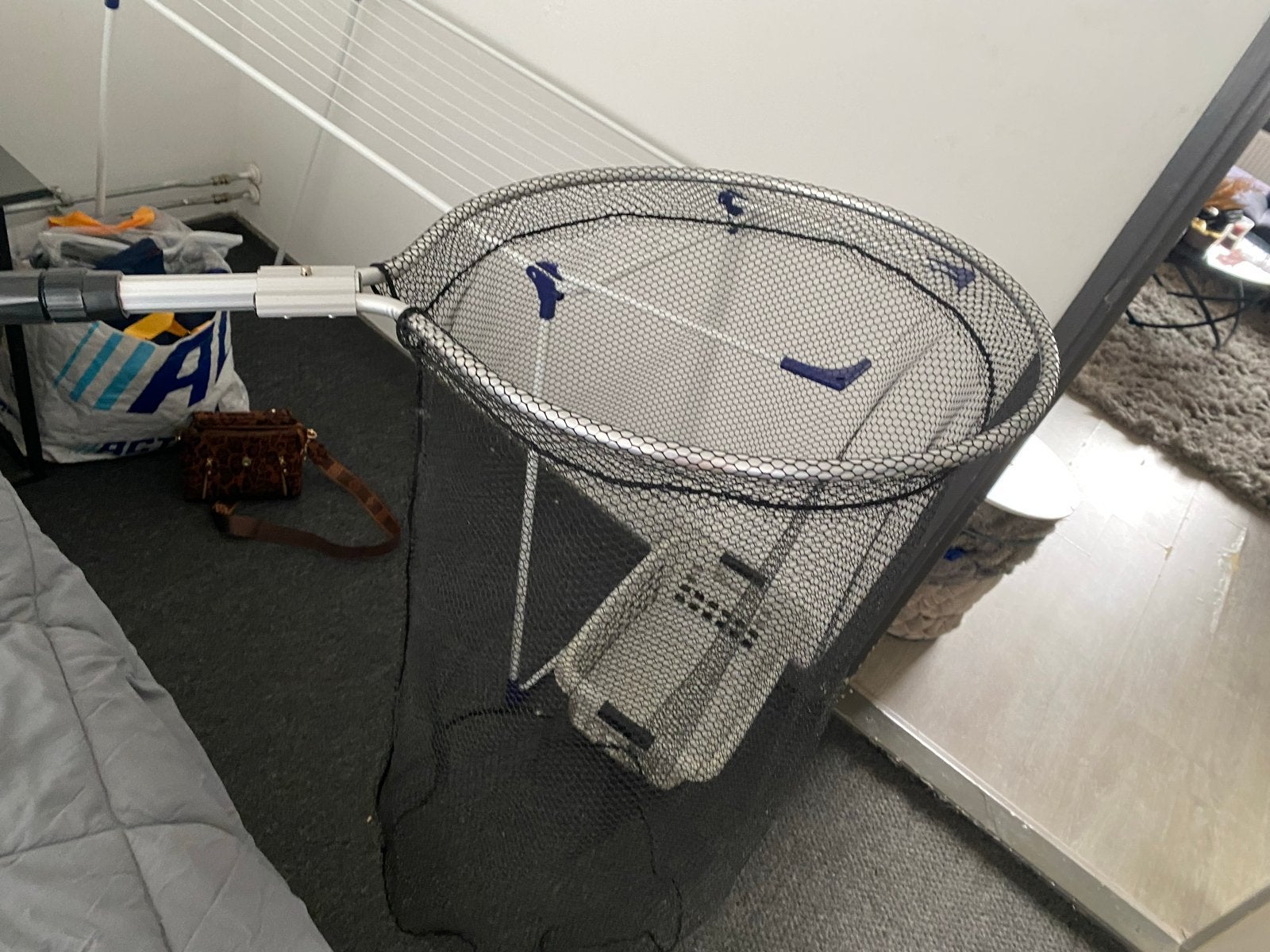 Nieuw uitschuifbaar groot visnet, Ophalen of Verzenden, Nieuw, Net of Fuik