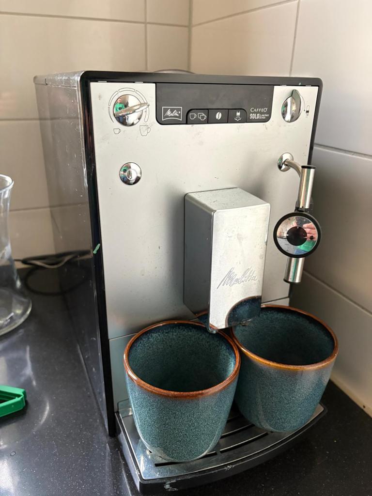 Melitta Caffeo Solo Koffiemachine, Witgoed en Apparatuur, Koffiezetapparaten, Ophalen, Gebruikt, Koffiemachine, Koffiebonen