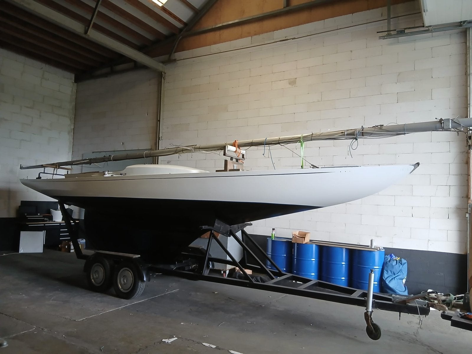 Børresen Draak Zeilboot 1974 met trailer UNIEK!, Gebruikt, Overige brandstoffen, Ophalen of Verzenden, Aluminium