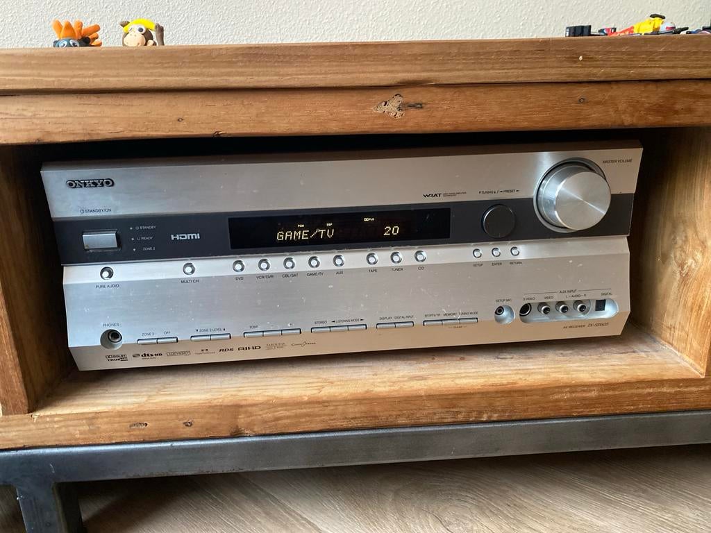 Onkyo TX-SR605 AV Receiver - Krachtige Versterker, Audio, Tv en Foto, Versterkers en Receivers, Ophalen, Zo goed als nieuw, 120 watt of meer