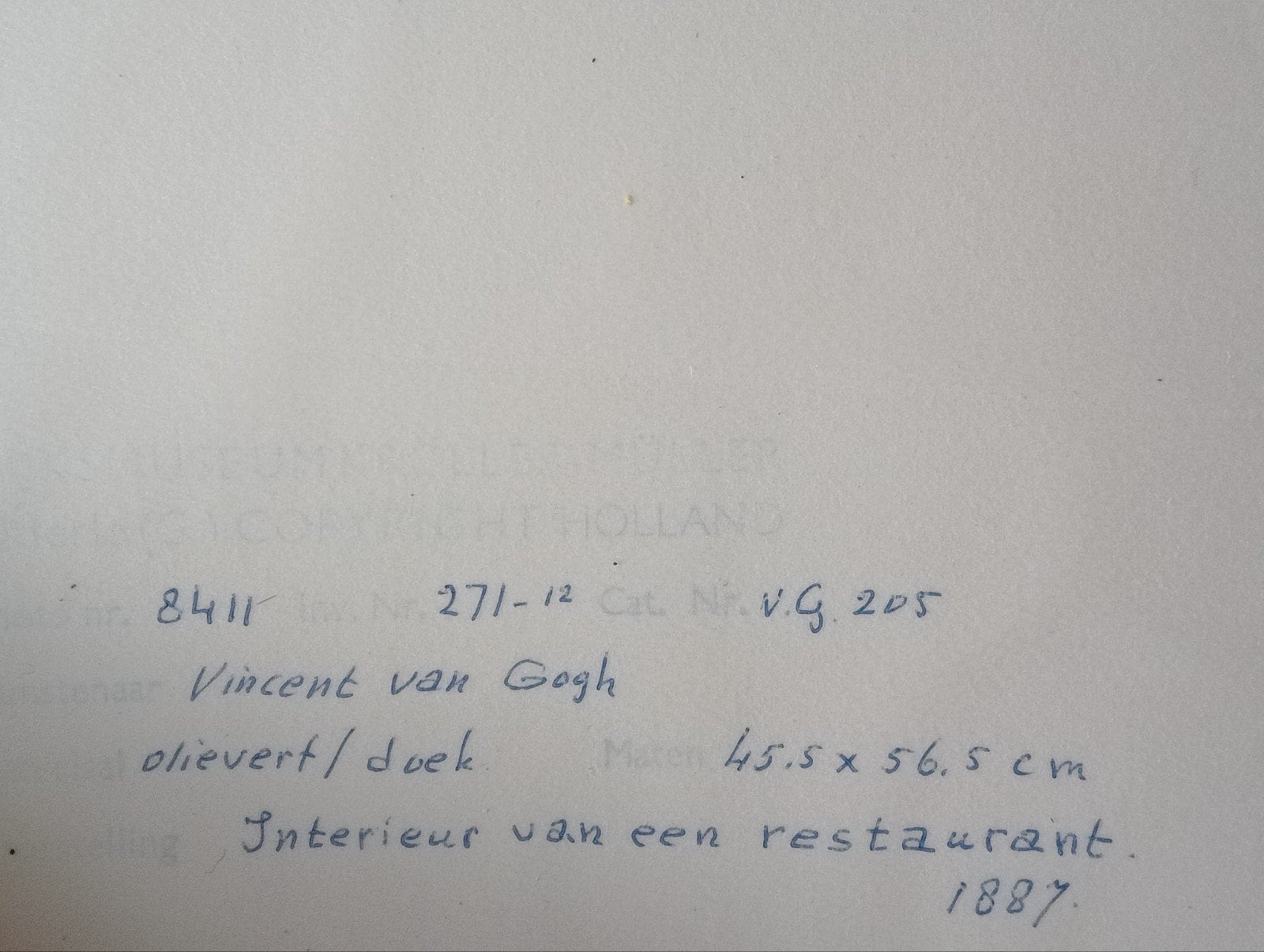 Museum persfoto jaren '60-'70 - Interieur restaurant, Verzamelen, 1960 tot 1980, Gebruikt, Foto, Ophalen of Verzenden