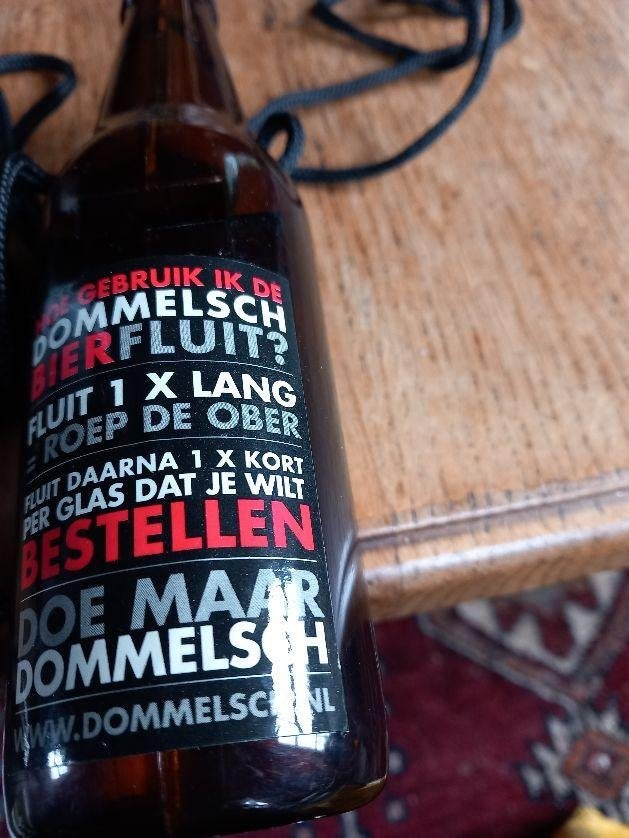 dommelschbier - fluit, UNIEK, Ophalen of Verzenden, Nieuw, Flesje(s), Overige merken