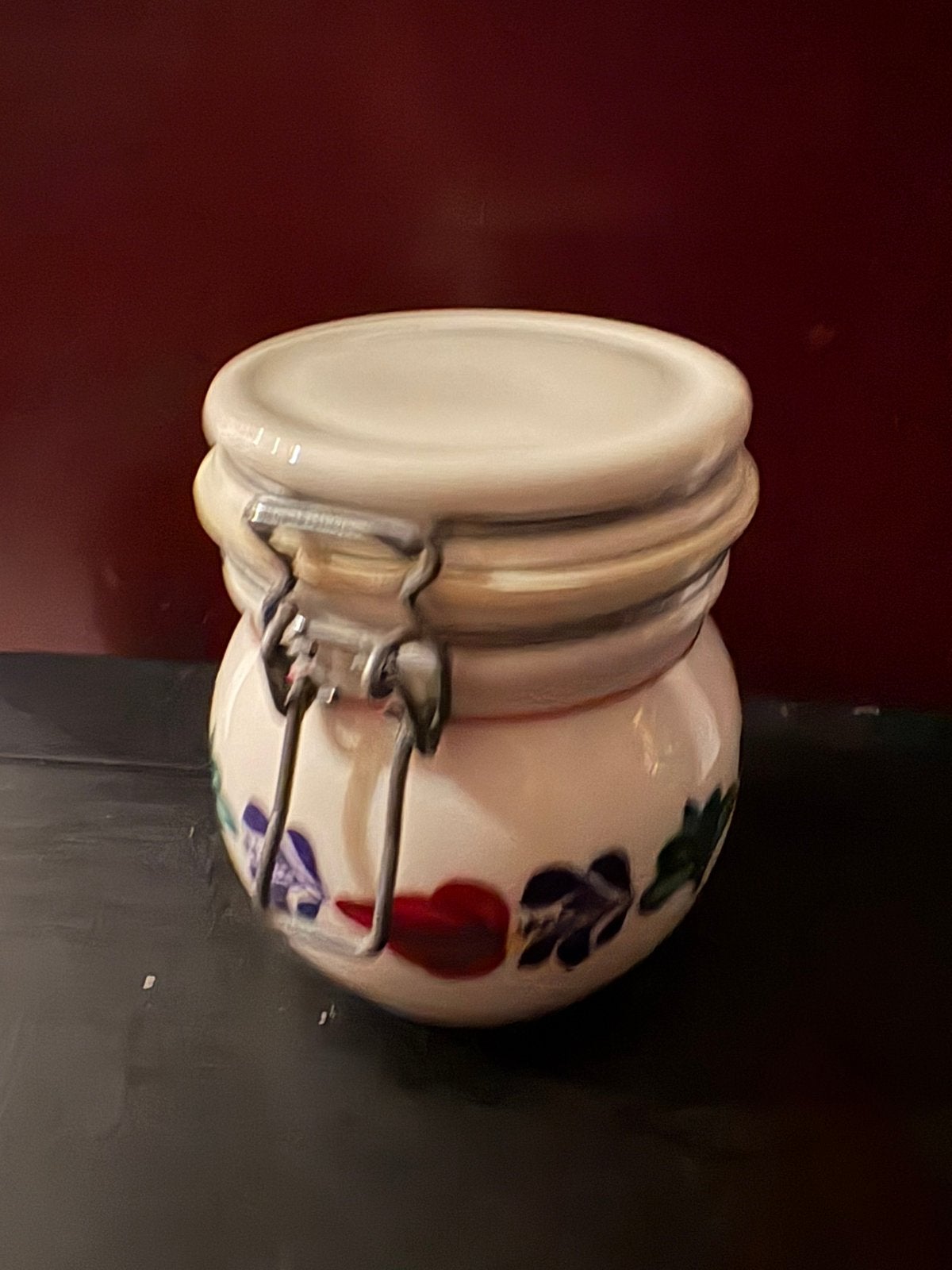 Boch boerenbont Weckpot, Huis en Inrichting, Keuken | Servies, Div, Ophalen of Verzenden, Zo goed als nieuw, Bord(en)