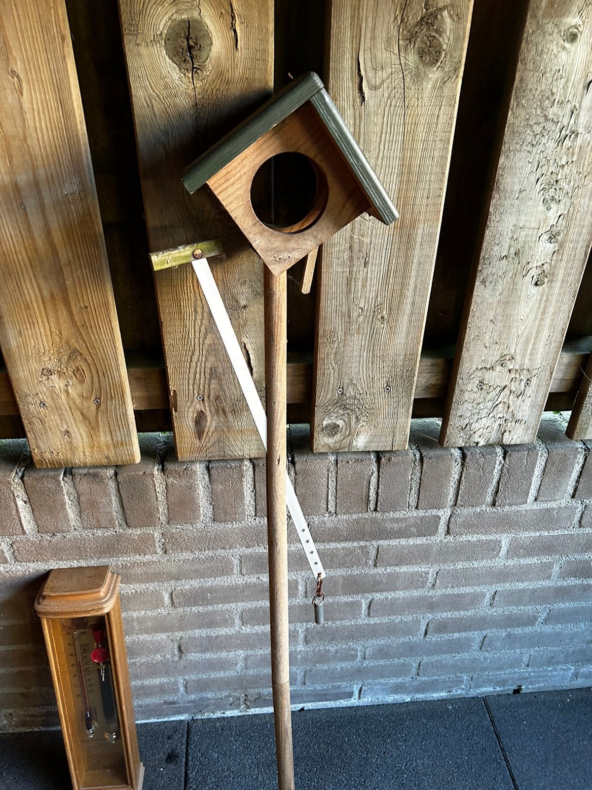 Vogelhuis op stok, Tuin en Terras, Vogelhuisjes en Vogelbaden, Ophalen, Gebruikt