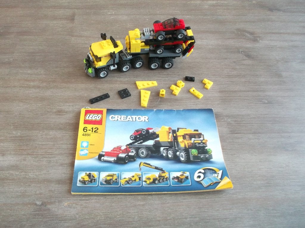 lego creator 4891 highway haulers (2006), Gebruikt, Lego, Ophalen of Verzenden, Creator