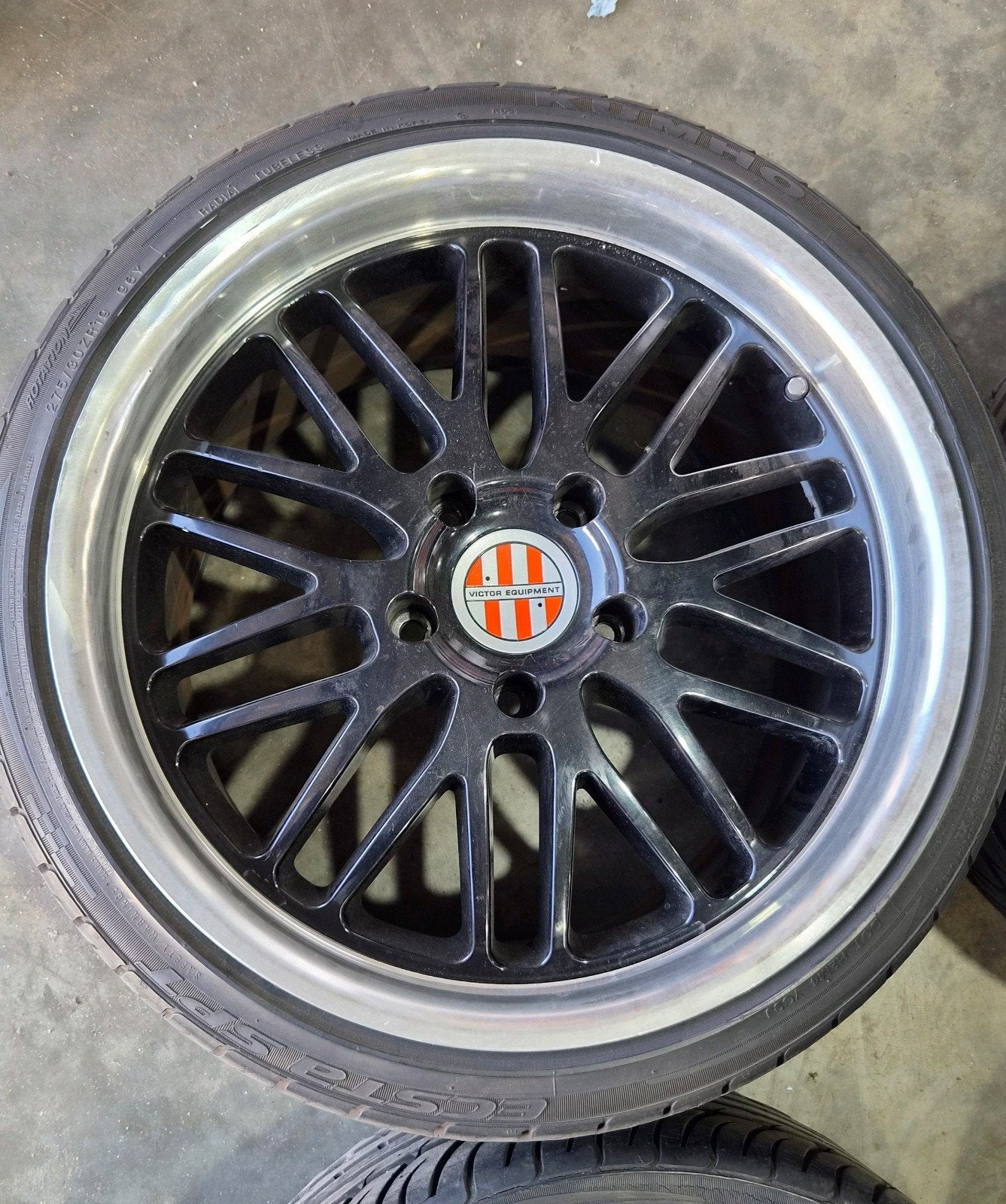 Set 19 inch Porsche  Le Mans velgen van Victor Equipment, 19 inch, Gebruikt, Velg(en), Ophalen of Verzenden