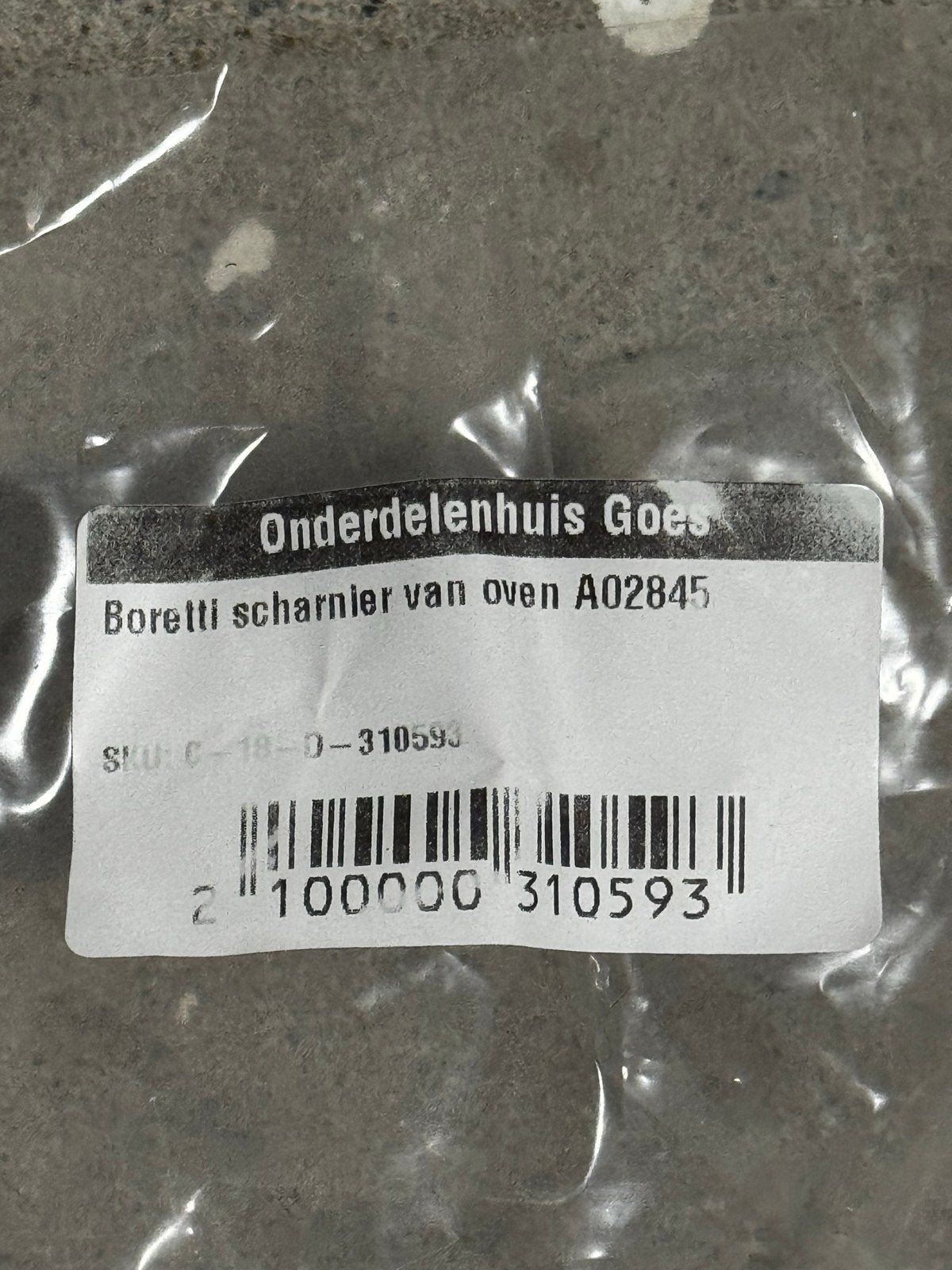 Boretti Ovenscharnier A02845 - Nieuw in verpakking, Ophalen of Verzenden, Nieuw