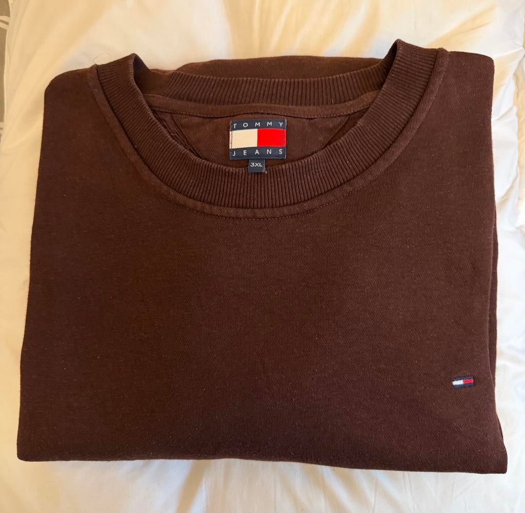 Tommy Hilfiger sweater 3XL (zgan), Bruin, Tommy Hilfiger, Overige maten, Ophalen of Verzenden