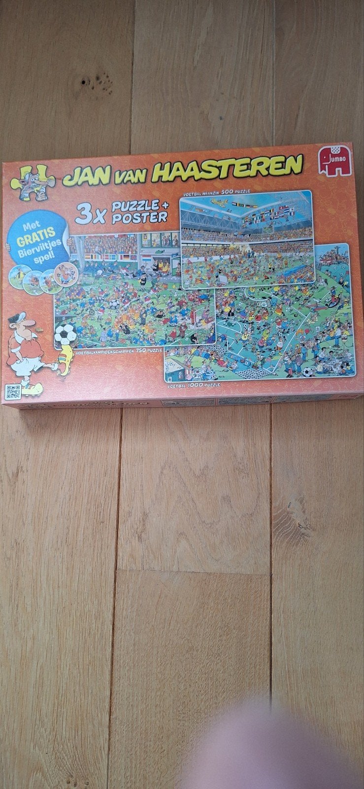 Jan van Haasteren puzzel., Ophalen, 500 t/m 1500 stukjes, Zo goed als nieuw