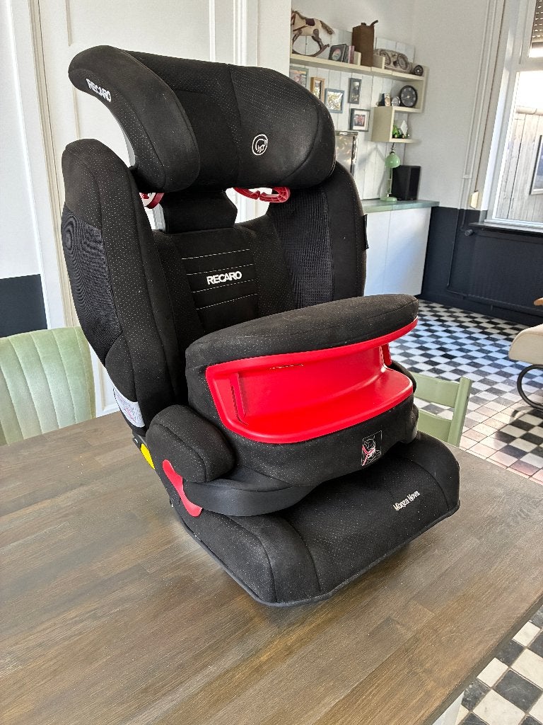 Recaro Monza Nova IS autostoel 9-36 kg – ISOFIX + vangtafel, Gebruikt, Afneembare rugleuning, 9 t/m 36 kg, Isofix