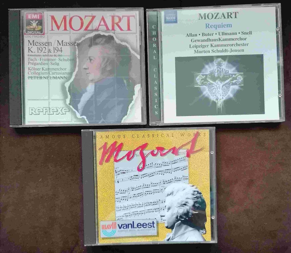 3 CD's van Mozart, Cd's en Dvd's, Ophalen of Verzenden, Classicisme, Zo goed als nieuw, Overige typen