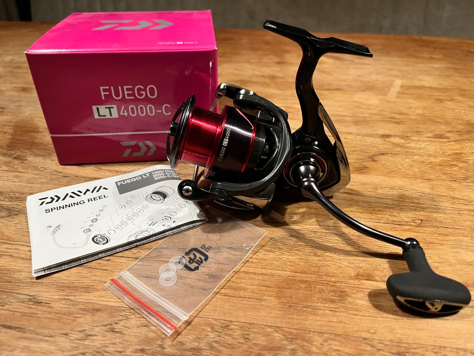 Daiwa Fuego LT4000c molen, Ophalen of Verzenden, Zo goed als nieuw, Molen