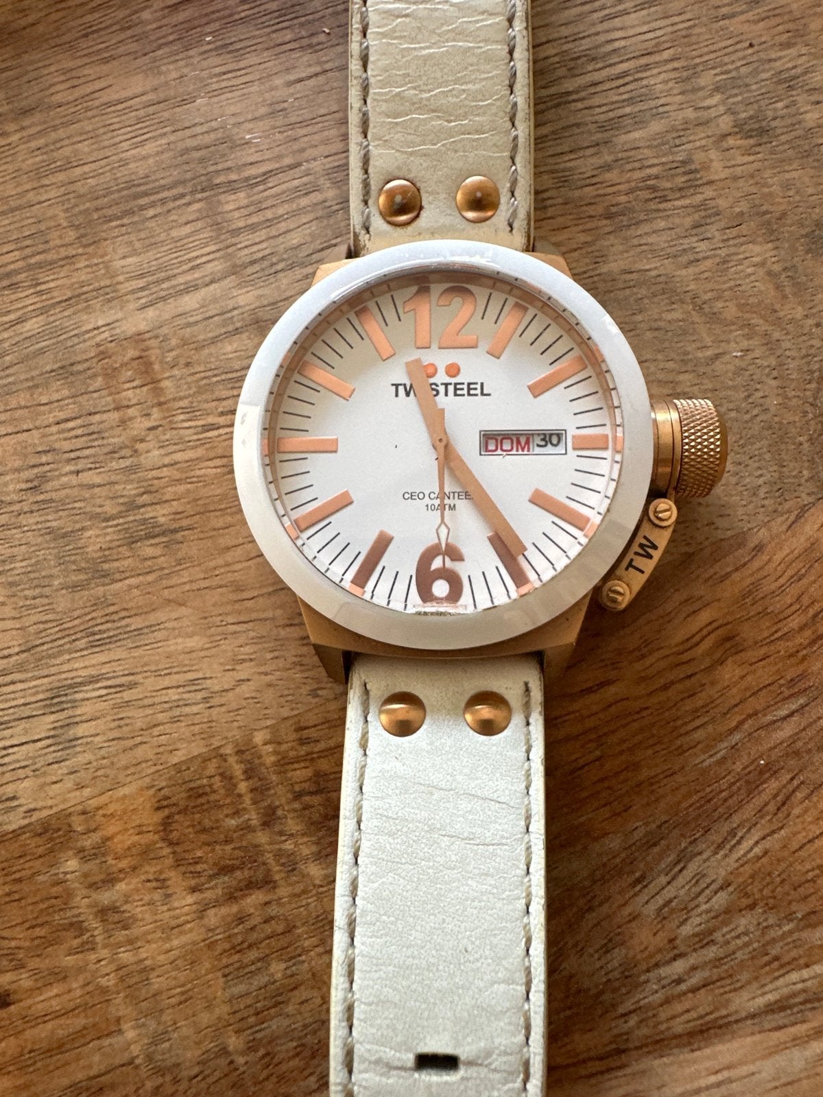 TW Steel CEO Canteen Horloge - Zo goed als nieuw, Overige merken, Staal, Polshorloge, Ophalen of Verzenden