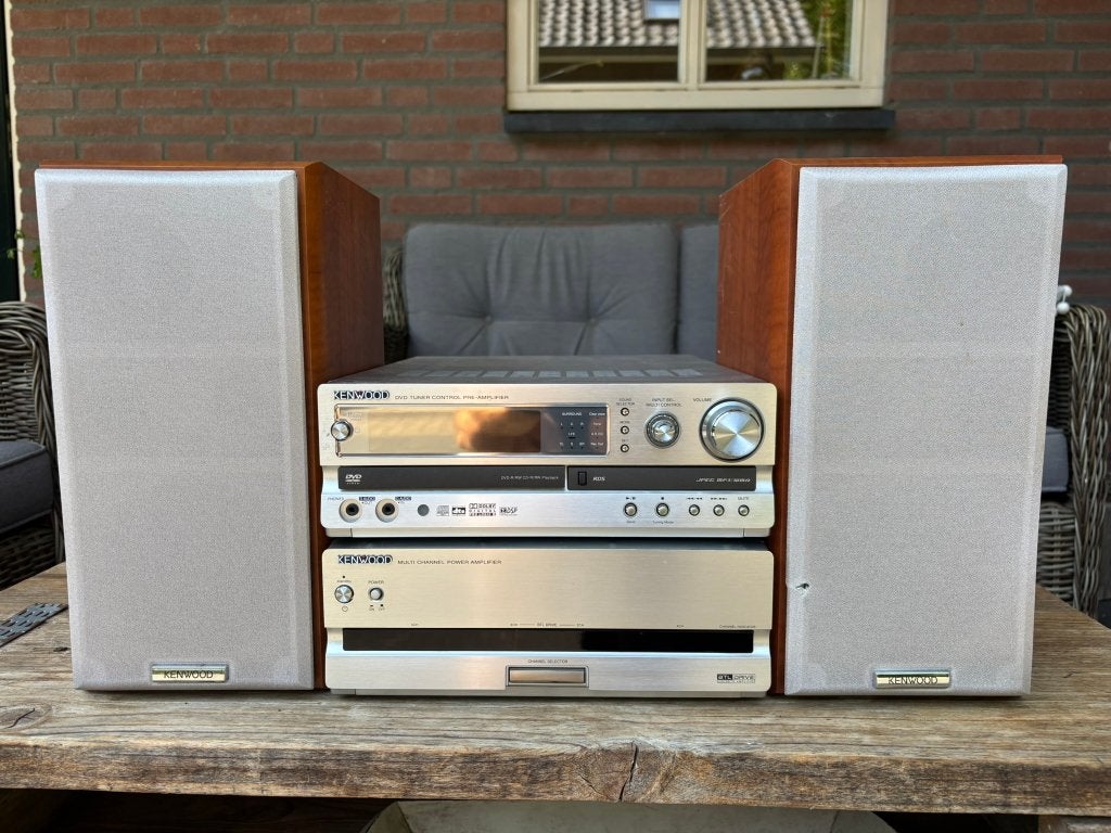 Kenwood AX-7 DVD/CD Entertainment System, Gebruikt, Tuner of Radio, Microset, Ophalen