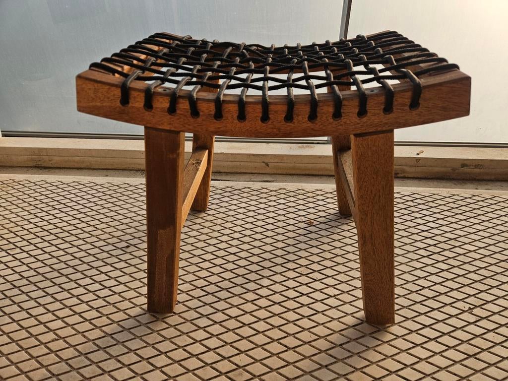IKEA STACKHOLMEN kruk met gevlochten zitting, Huis en Inrichting, Krukjes, Ophalen, Gebruikt, Hout