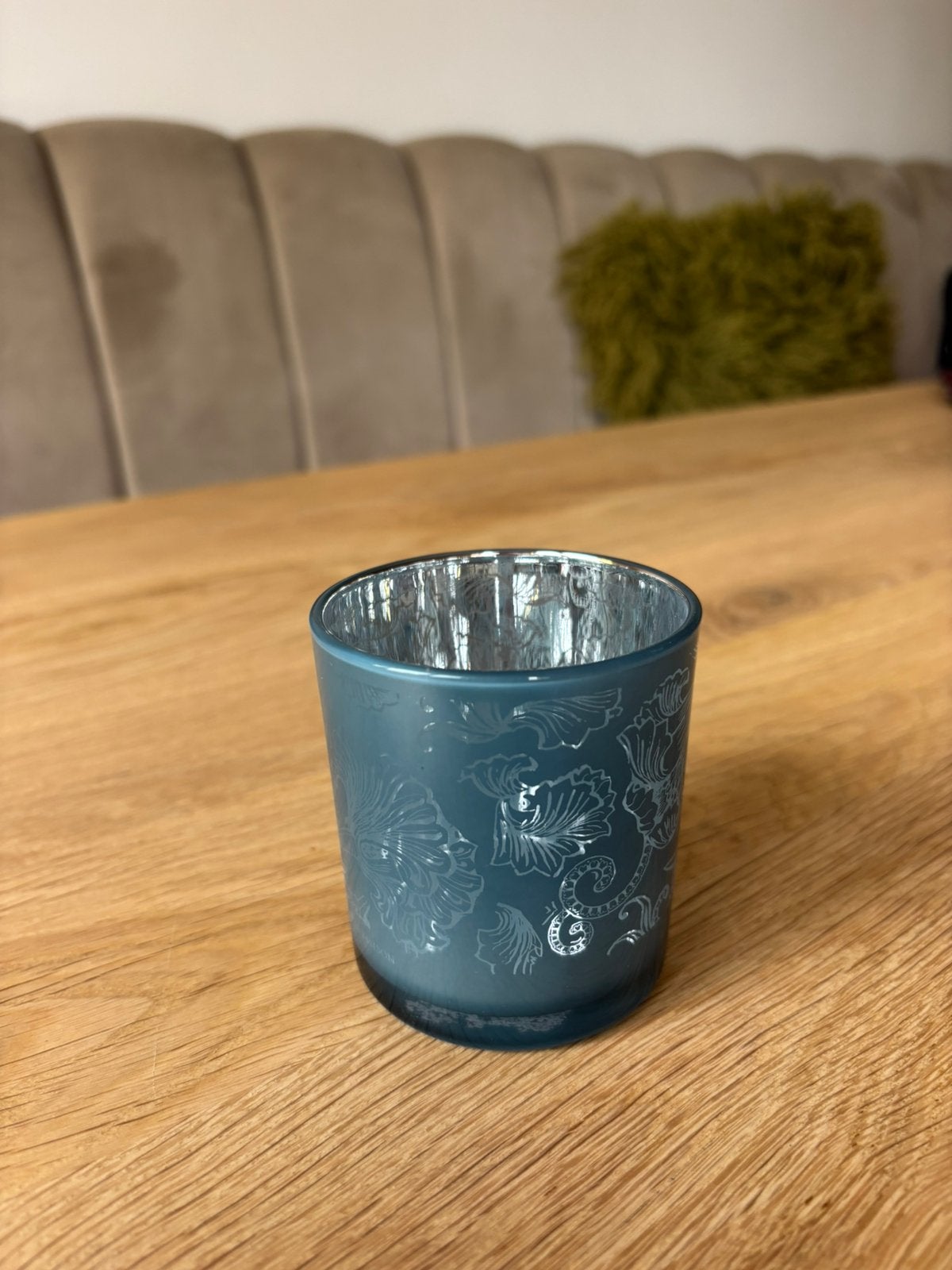 Rivièra Maison Amalfi Votive S waxinelichthouder blauw, Ophalen, Overige materialen, Blauw, Waxinelichthouder